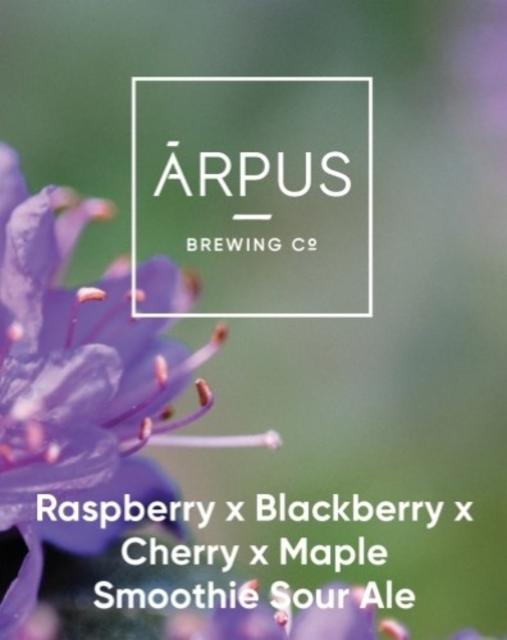 Raspberry x Blackberry x Cherry x Maple Smoothie Sour Ale 4.5%, Ārpus Brewing Co., Latvia