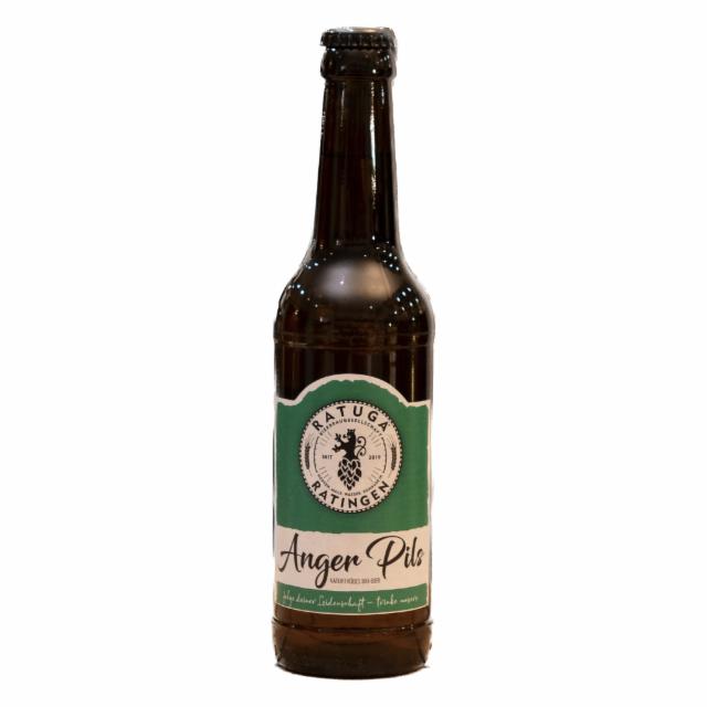 Ratuga Ratingen Anger Pils 4.8%, Liebharts Privatbrauerei, Germany