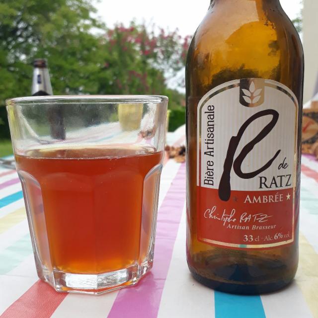 R De Ratz Ambrée 6.0%, Brasserie Artisanale Ratz, France