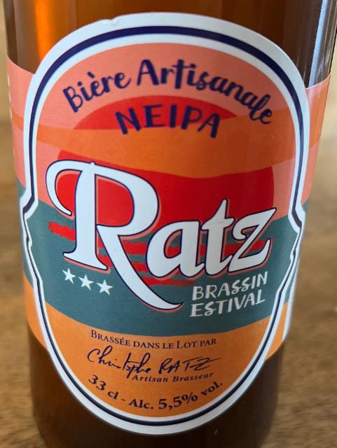 Ratz Brassin Estival 5.5%, Brasserie Artisanale Ratz, France
