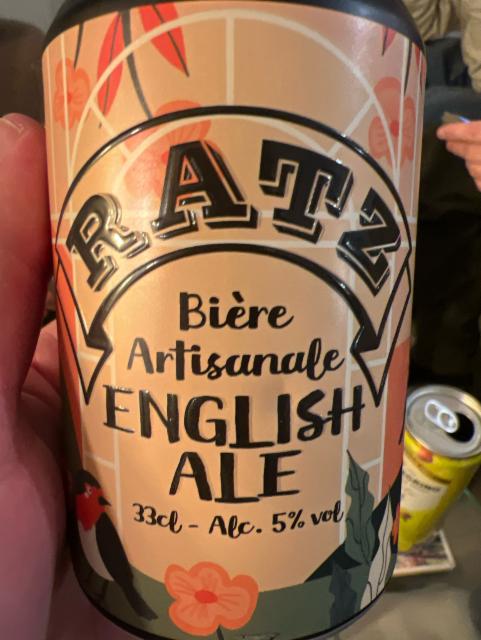 Ratz english ale 5.0%, Brasserie Artisanale Ratz, France