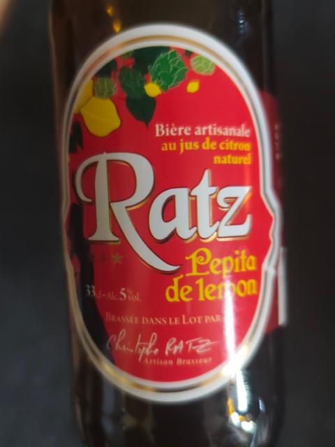 ratz pepita de lemon 5.0%, Brasserie Artisanale Ratz, France