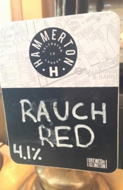 Rauch Red 4.1%, Hammerton Brewery, England