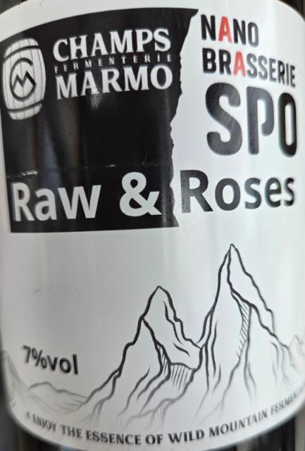 raw & roses 7.0%, Fermenterie Des Champs Marmo, France