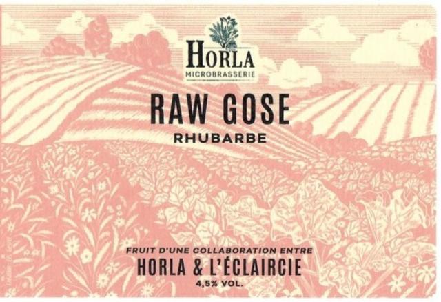 Raw Gose Rhubarbe 4.5%, Microbrasserie Horla, France