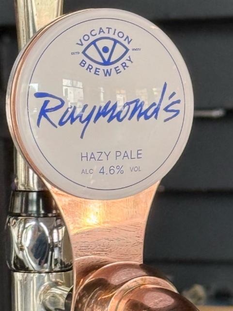 Raymond's Hazy Pale 4.6%, Vocation Brewery, England