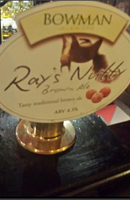 Ray's Nutty Brown Ale 4.5%, Bowman Ales Ltd, England