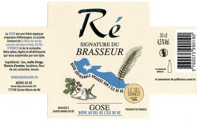 Ré Gose 4.5%, Bières De Ré, France