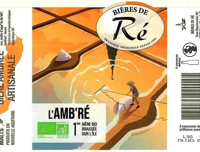 Ré L'Amb'Ré 5.8%, Bières De Ré, France
