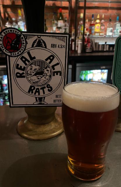 Real Ale Rats 4.5%, The Rat Brewery, England
