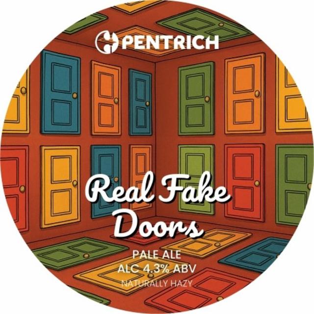 Real Fake Doors 4.3%, Pentrich Brewing, England