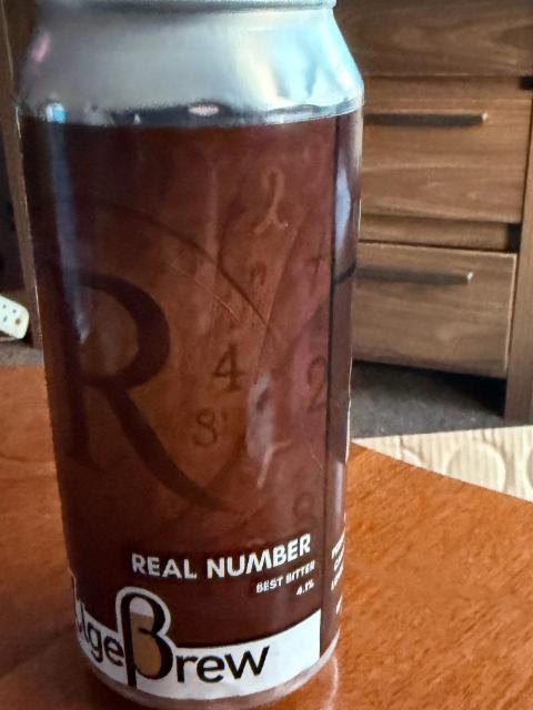 Real Number 4.1%, Alge Brew, England