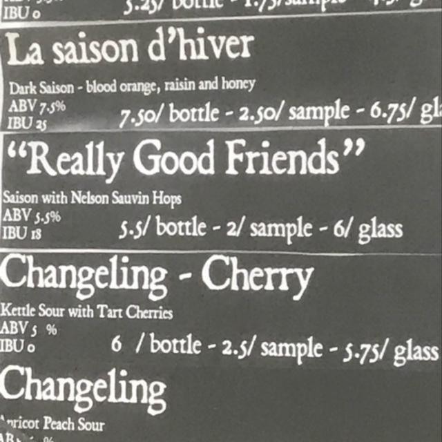 Really Good Friends 5.5%, Little Beasts Brewing Co., Canada