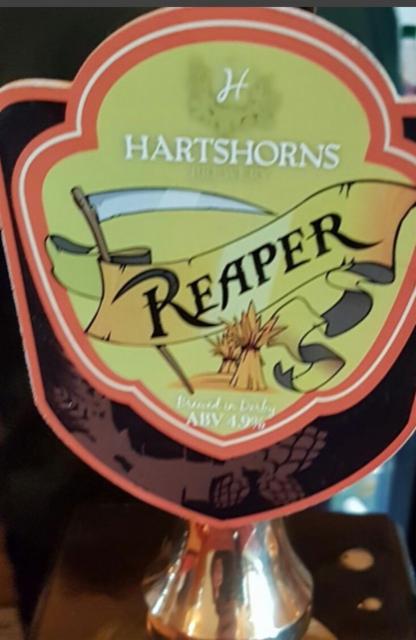 Reaper 4.9%, Hartshorns Brewery, England