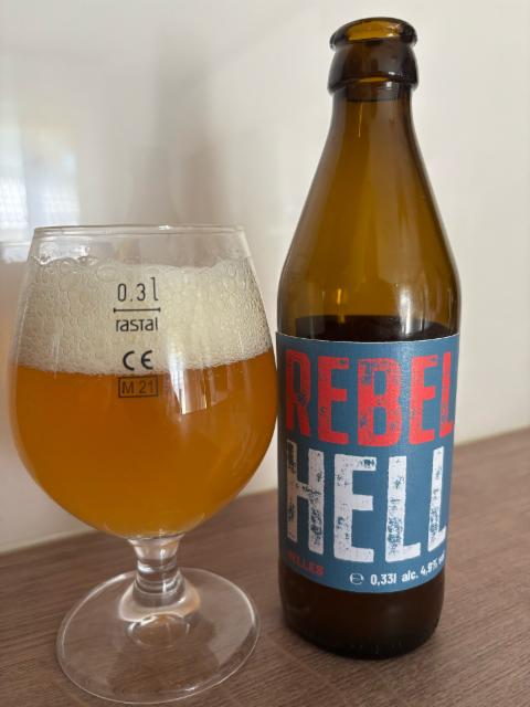 Rebel Hell 4.9%, Kokille Braukombinat Leipzig, Germany