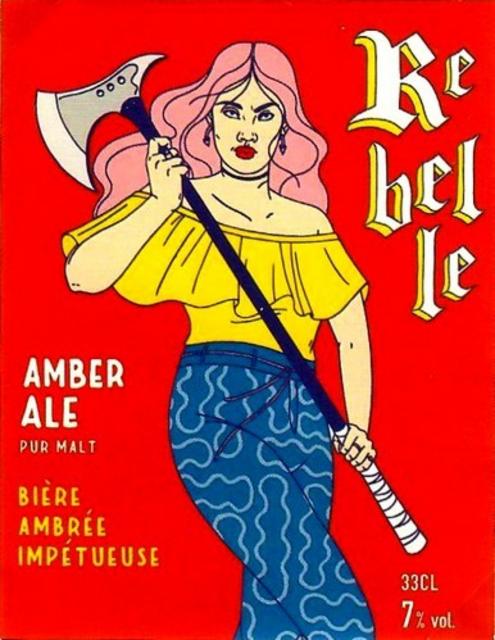 Rebelle Amber Ale 7.0%, Brasserie Et Cidrerie De Milly (BCM), France