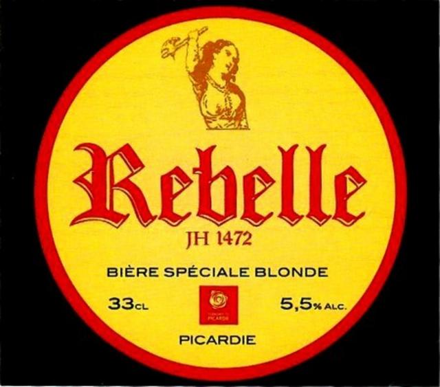 Rebelle Blonde 5.5%, Brasserie Et Cidrerie De Milly (BCM), France