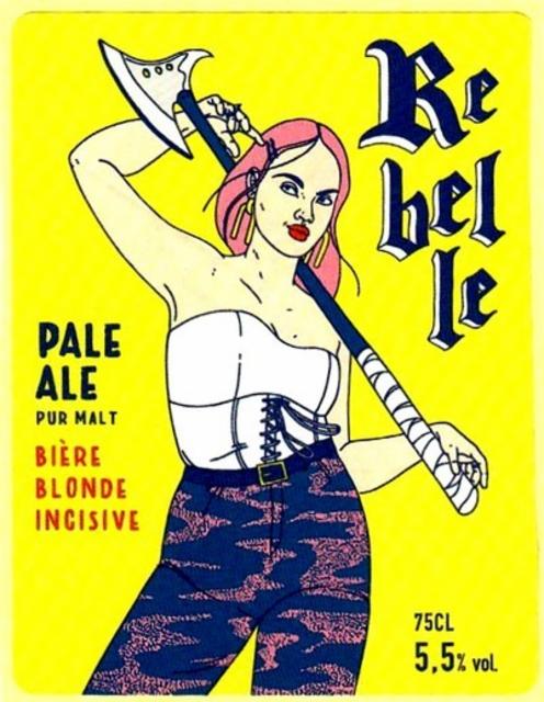 Rebelle Pale Ale, Brasserie Et Cidrerie De Milly (BCM)