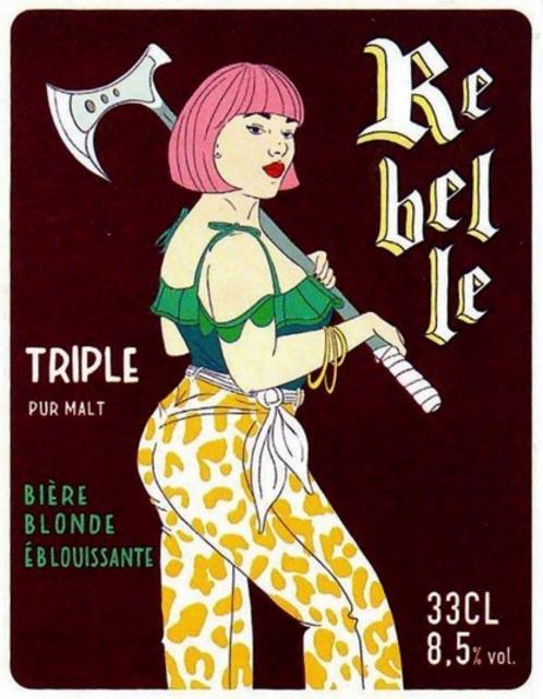 Rebelle Triple, Brasserie Et Cidrerie De Milly (BCM)