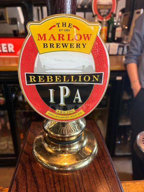 Rebellion ipa 3.4%, The Marlow Brewery, England
