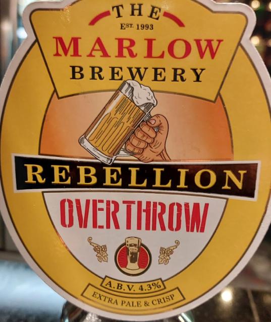 Rebellion Overthrow 4.6%, The Marlow Brewery, England