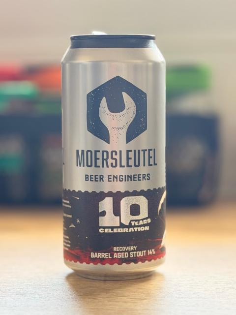 Recovery //10 years celebration barrel aged stout, Brouwerij De Moersleutel