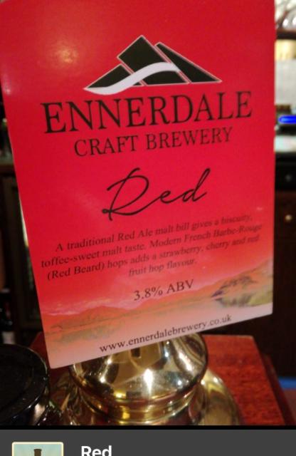 Red 3.5%, Ennerdale Brewery, England