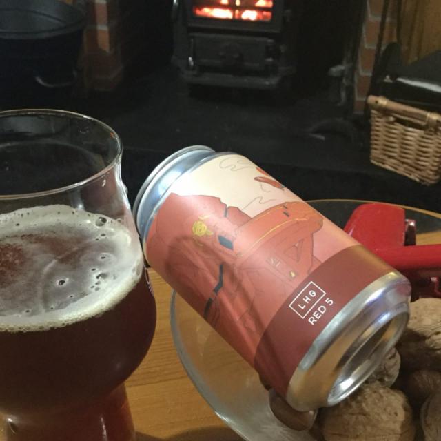 Red 5 5.0%, Left Handed Giant Brewing, England