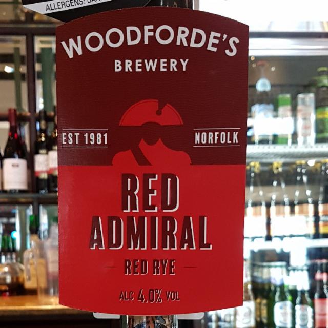 Red Admiral 4.0%, Woodforde's Brewery, England