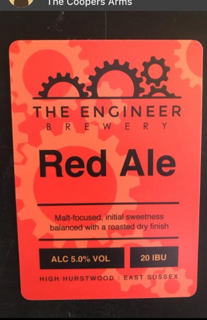 Engineer Red Ale 5.0%, Engineer Brewery, England