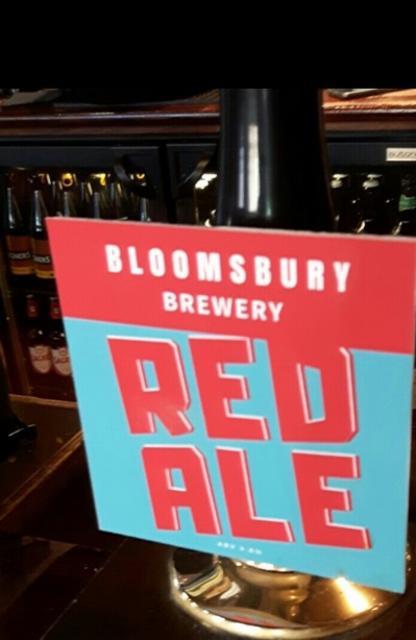 Bloomsbury Red Ale 4.8%, Bloomsbury Brewery, England
