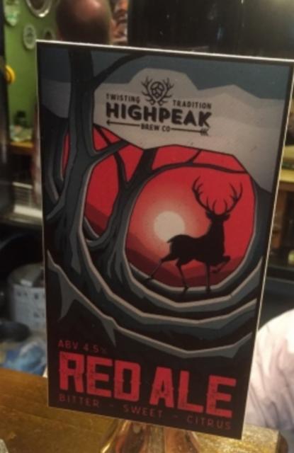 High Peak Red Ale 4.5%, High Peak Brew Co., England
