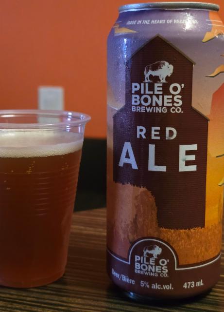 Red Ale Pile O'Bones 5.0%, Pile O' Bones Brewing Co., Canada
