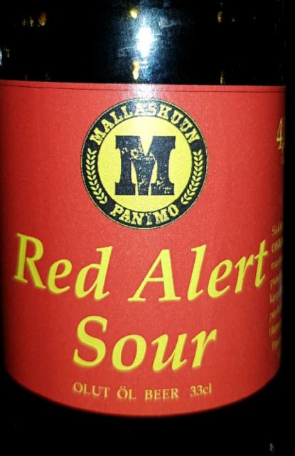 Red Alert Sour 4.0%, Mallaskuun Panimo, Finland