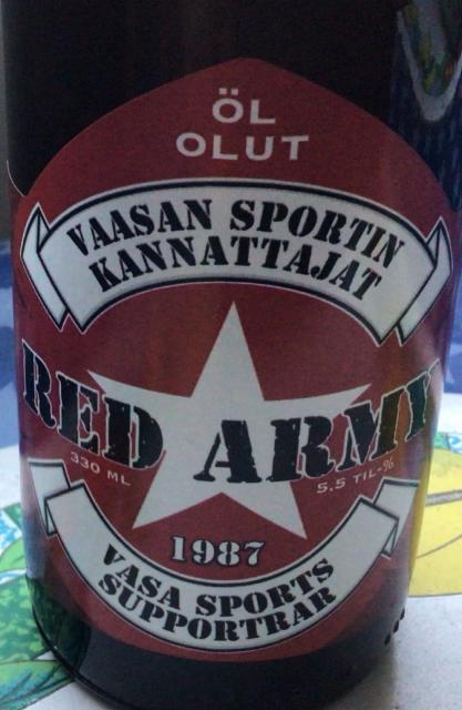 Red Army (Vaasan Sportin Kannattajat) 5.5%, Bock's Corner Brewery, Finland