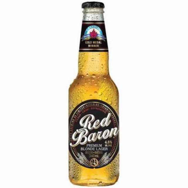 Red Baron Blonde Lager, Formosa Springs Brewery, Canada