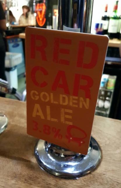 Red Car Golden Ale 3.8%, Nethergate Brewery, England