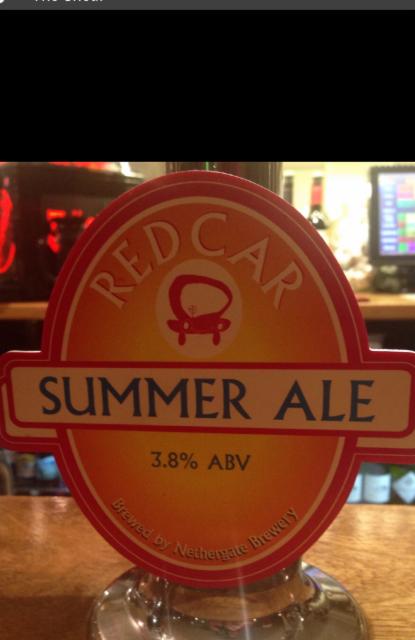 Red Car Summer Ale 3.8%, Nethergate Brewery, England