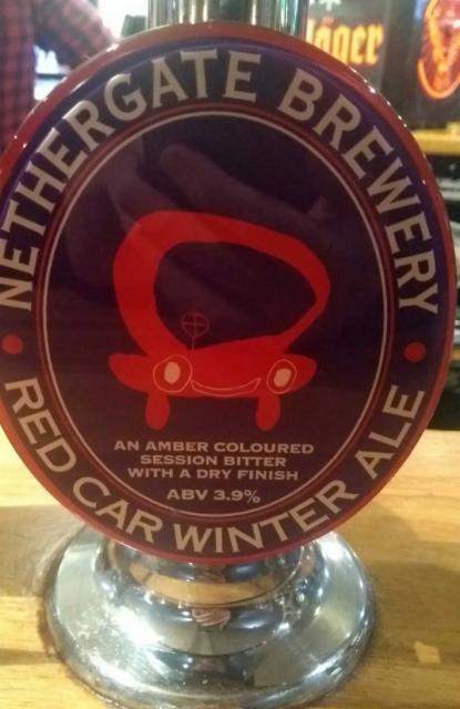 Red Car Winter Ale 3.9%, Nethergate Brewery, England