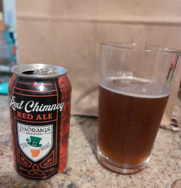 red chimney red ale, Padraigs Brewing