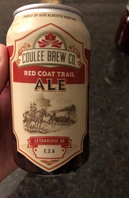 Red coat trail 5.6%, Lethbridge Brewery, Canada