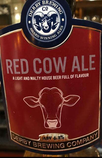 Red Cow Ale 4.2%, Derby Brewing, England