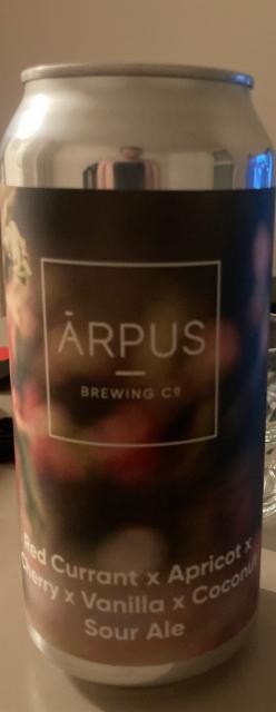 Red Currant x Apricot x Cherry x Vanilla x Coconut 5.0%, Ārpus Brewing Co., Latvia