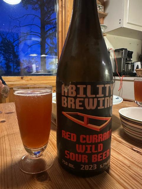 Red Currant Wild Sour Beer, Ability Brewing