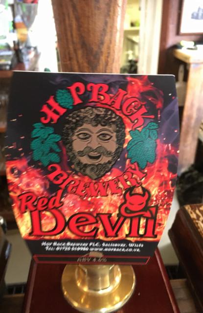 Red Devil 4.6%, Hop Back Brewery, England