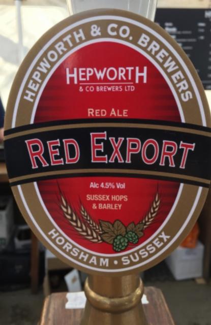 Red Export 4.5%, Hepworth & Co. Brewers Ltd., England