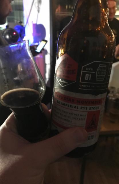 Red Eye November (2019) 14.1%, Bottle Logic Brewing, United States
