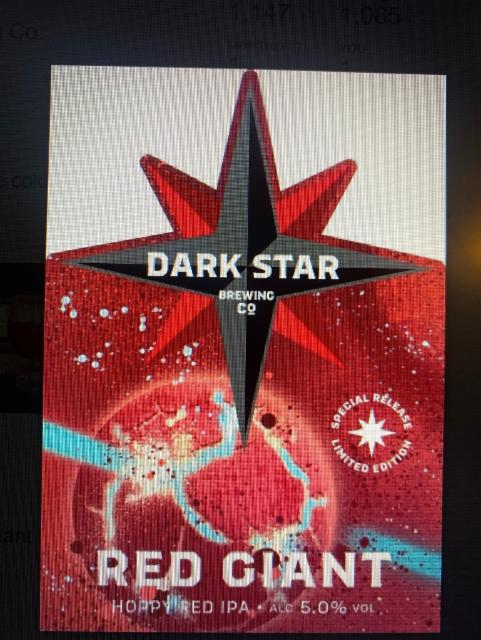 Red Giant 5.0%, Dark Star Brewing Co, England