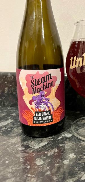 Red Grape Rioja Saison 6.0%, The Steam Machine Brewing Co., England