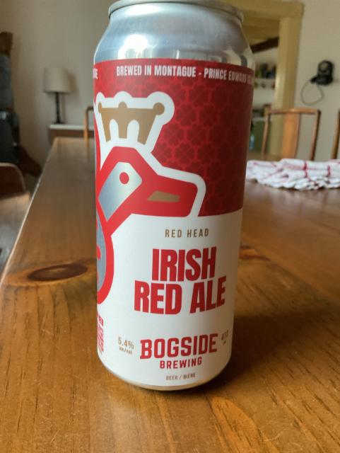 Red Head Irish Red Ale, Bogside Brewing